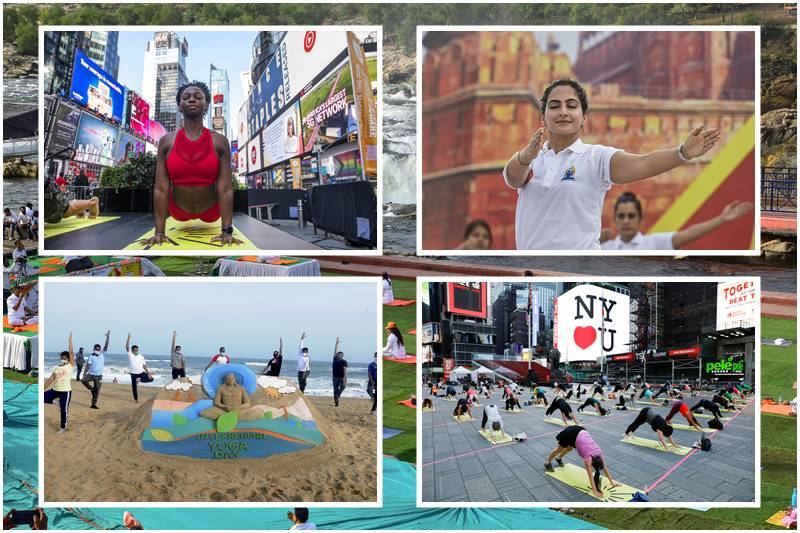 International Day of Yoga 2021: Stunning pics! See how the world celebrates India’s ancient practice