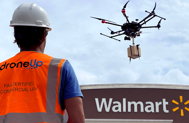 Walmart eyes drone delivery future with investment in DroneUp