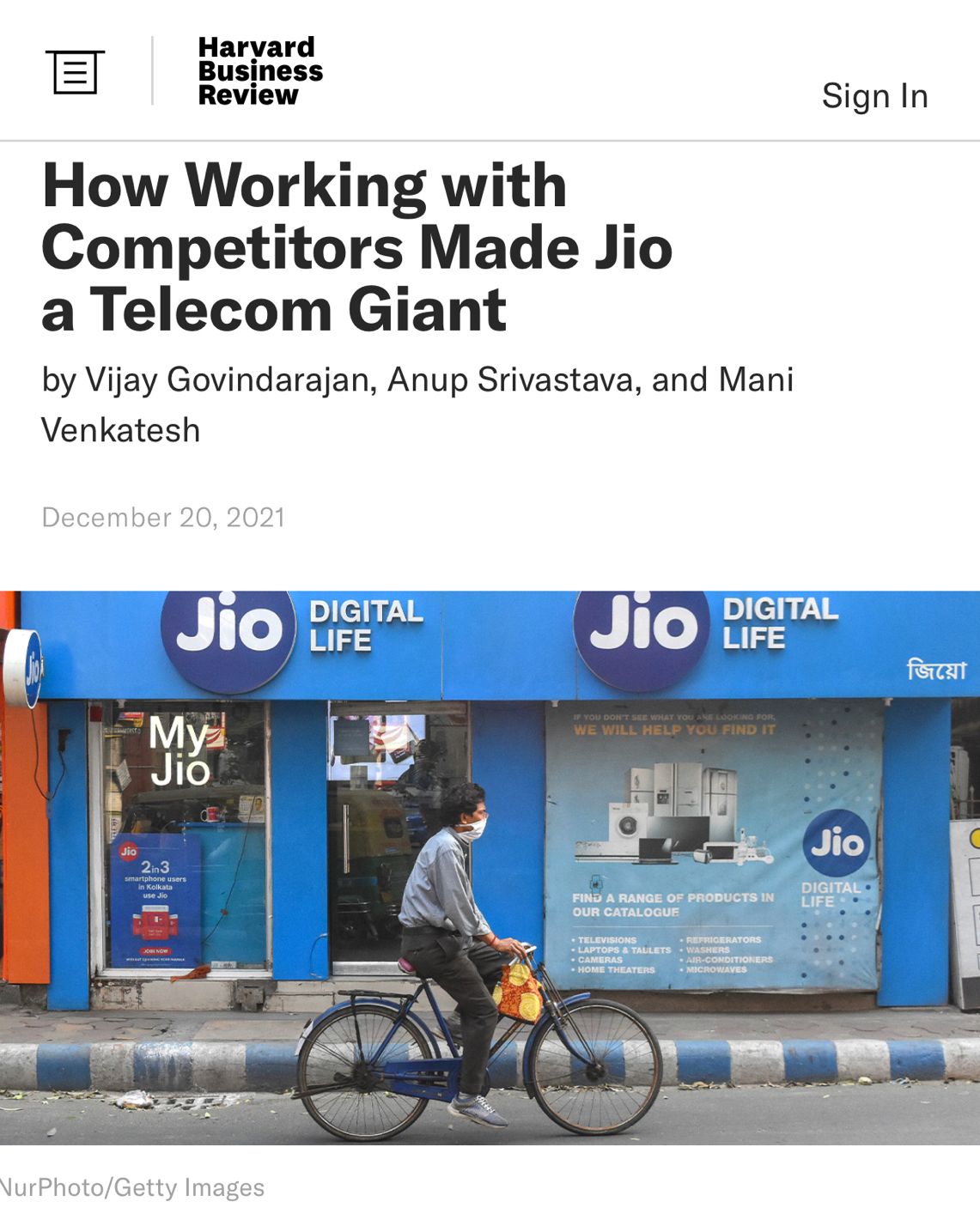 How Working with Competitors Made Jio a Telecom Giant