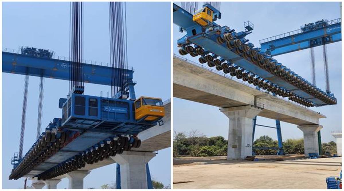 Mumbai-Ahmedabad Bullet Train: State-of-the-art Girder launcher machines used on viaducts to expedite progress