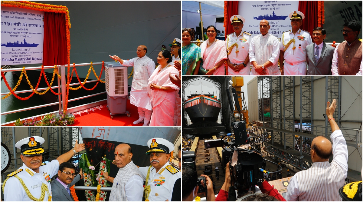 The warships project India’s strategic strength & self-reliance prowess to the world: Rajnath Singh