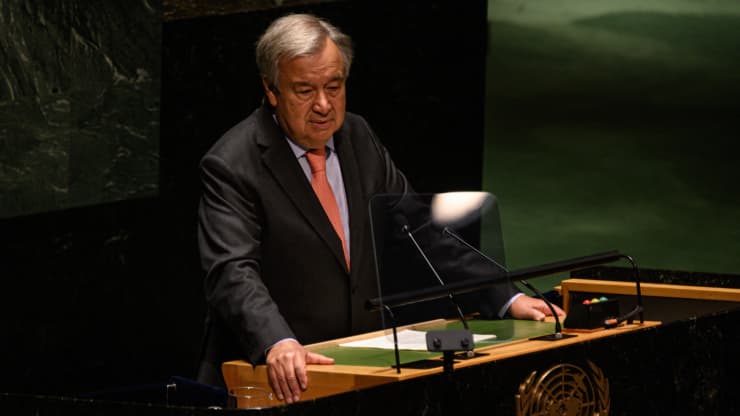 UN secretary-general urges governments to tax ‘immoral’ oil and gas profits