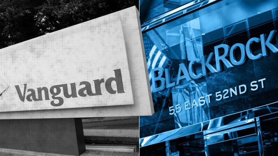 Vanguard is closing in on BlackRock, the industry leader in US exchange-traded funds, a $6.6tn competitive battleground for two of the world’s biggest asset managers.