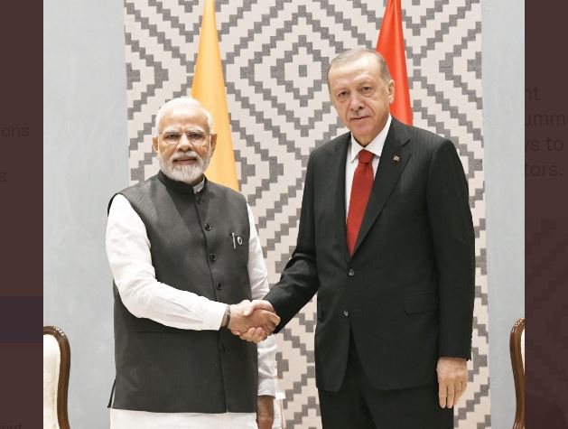 PM Modi meets Turkish President Erdogan, discuss ways to deepen bilateral cooperation in diverse sectors