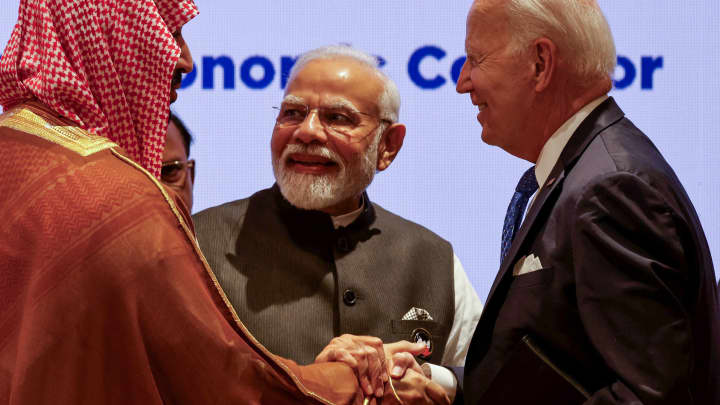 WORLD ECONOMY ‘A real big deal’: Biden backs economic corridor as shifting geopolitical alliances fragment the global economy: US Pioneer Global VC DIFCHQ Singapore Swiss-Riyadh Norway Our Mind