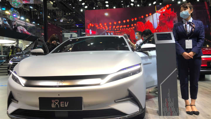 CHINA ECONOMY Chinese electric car giant BYD launches its popular Han sedan in the Middle East: US Pioneer Global VC DIFCHQ Singapore Swiss-Riyadh Norway Our Mind