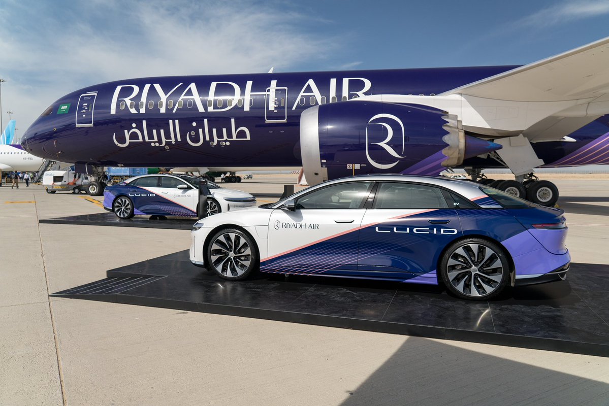 Lucid Motors signs agreement with Riyadh Air : US Pioneer Global VC DIFCHQ Singapore Swiss-Riyadh Norway Our Mind