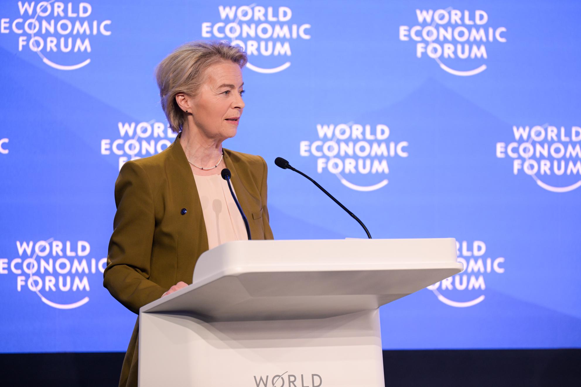 DAVOS 25 President von der Leyen launches Global Energy Transition Forum in Davos : US Pioneer Global VC DIFCHQ SFO Singapore – Riyadh Swiss Our Mind